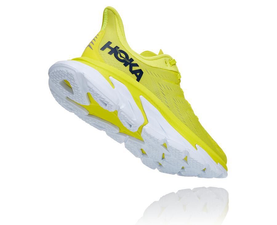 Hoka One One Clifton Edge Löparskor Herr - Fluorescerande - YQNXI-8652